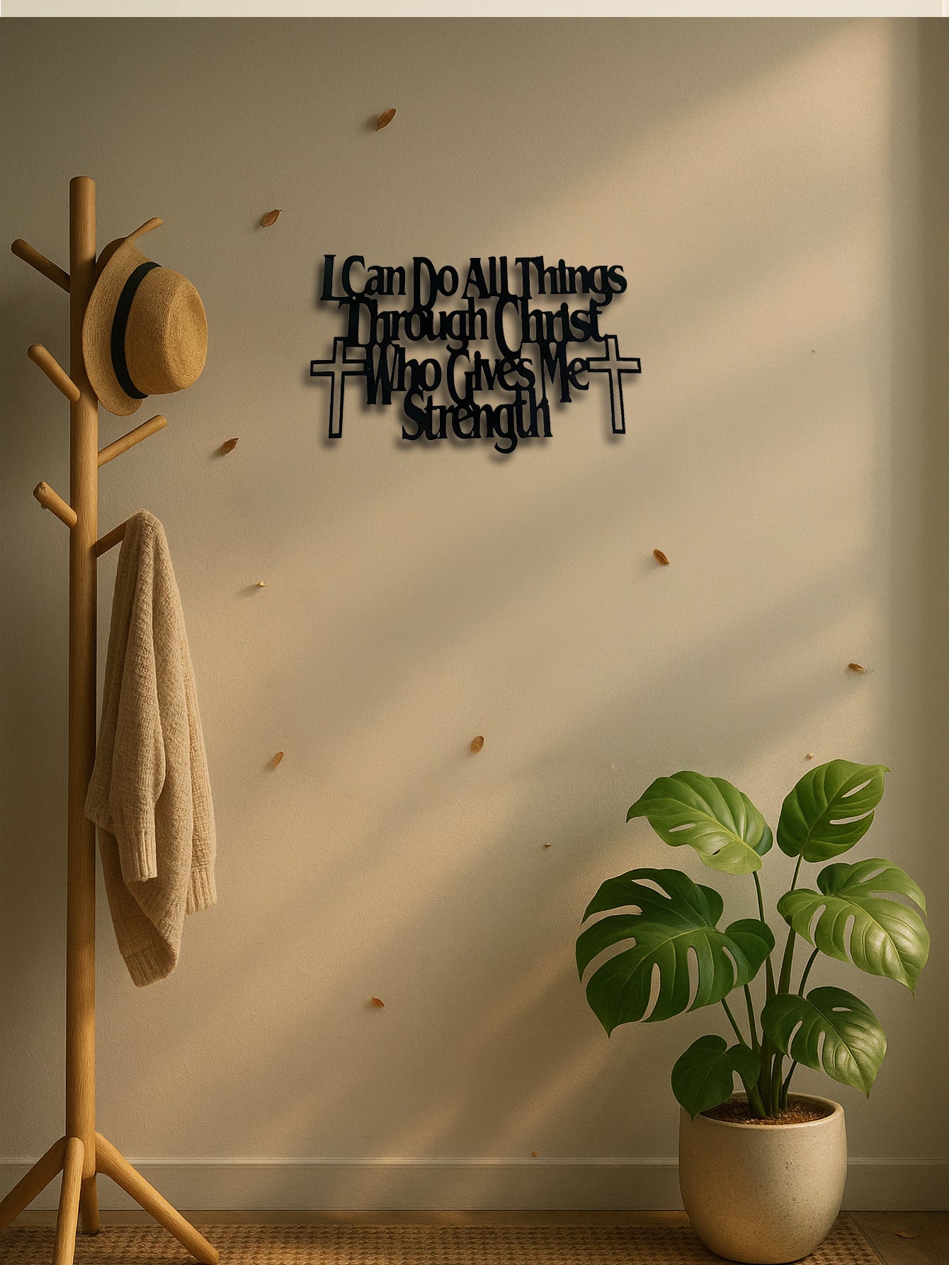 Rust-Resistant Halloween Wall Art – Fall Poetry Decoration