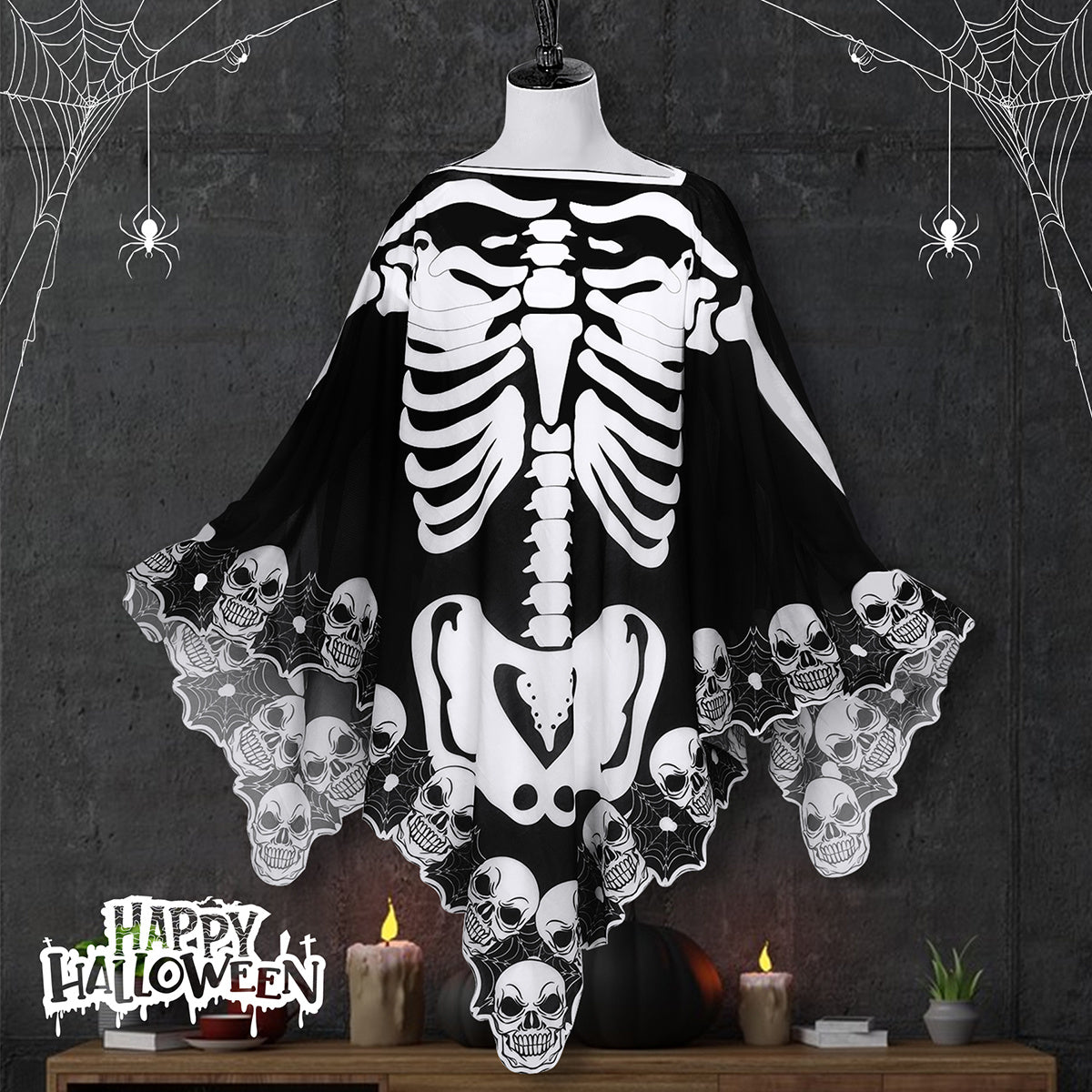 Halloween Women’s Cloak – Elegant & Spooky