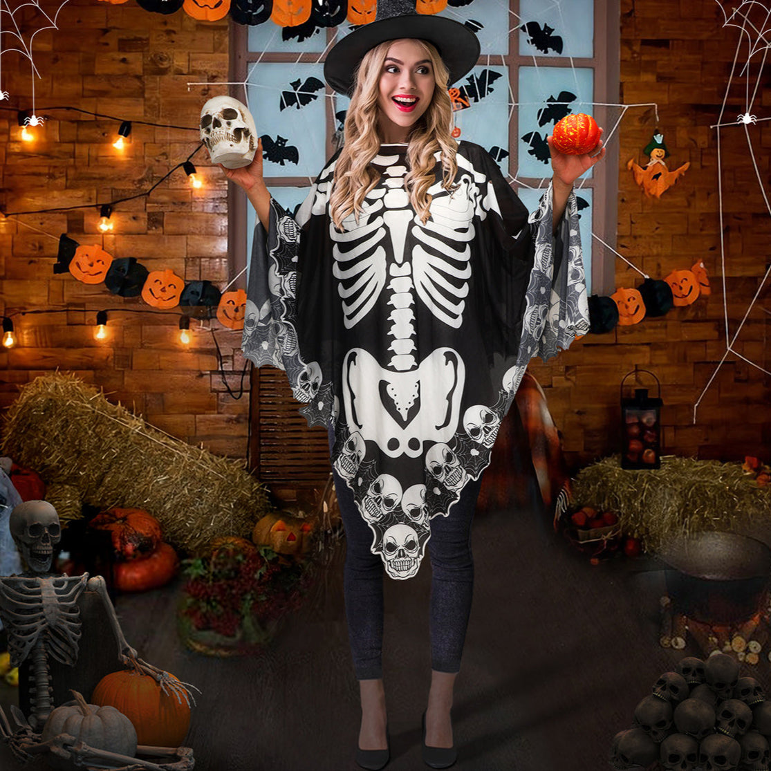 Halloween Women’s Cloak – Elegant & Spooky