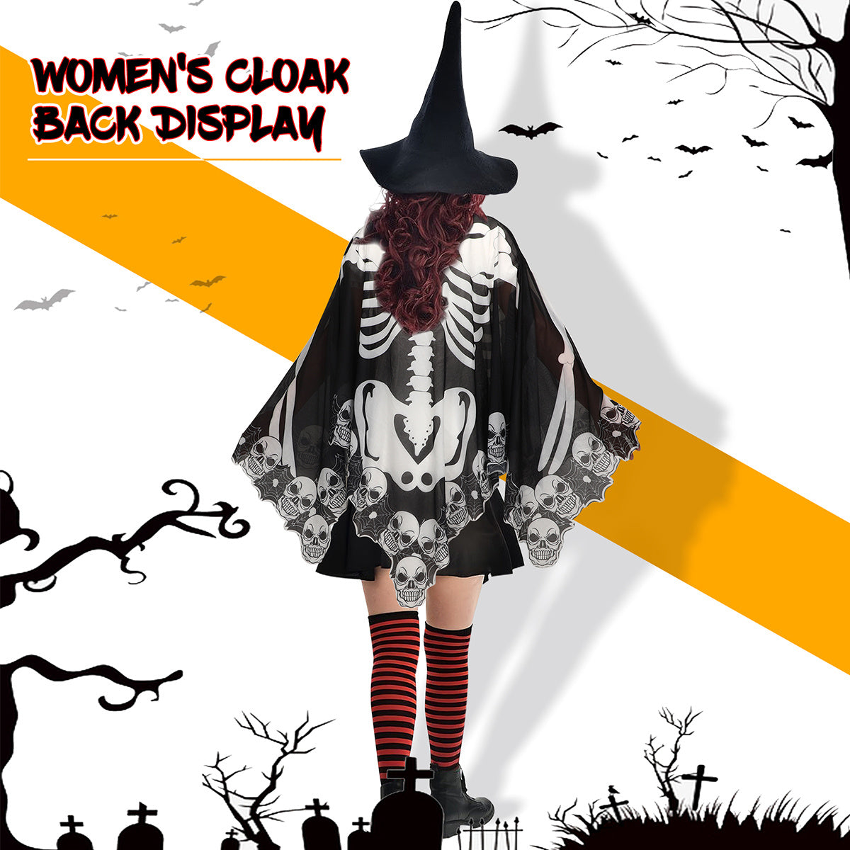 Halloween Women’s Cloak – Elegant & Spooky