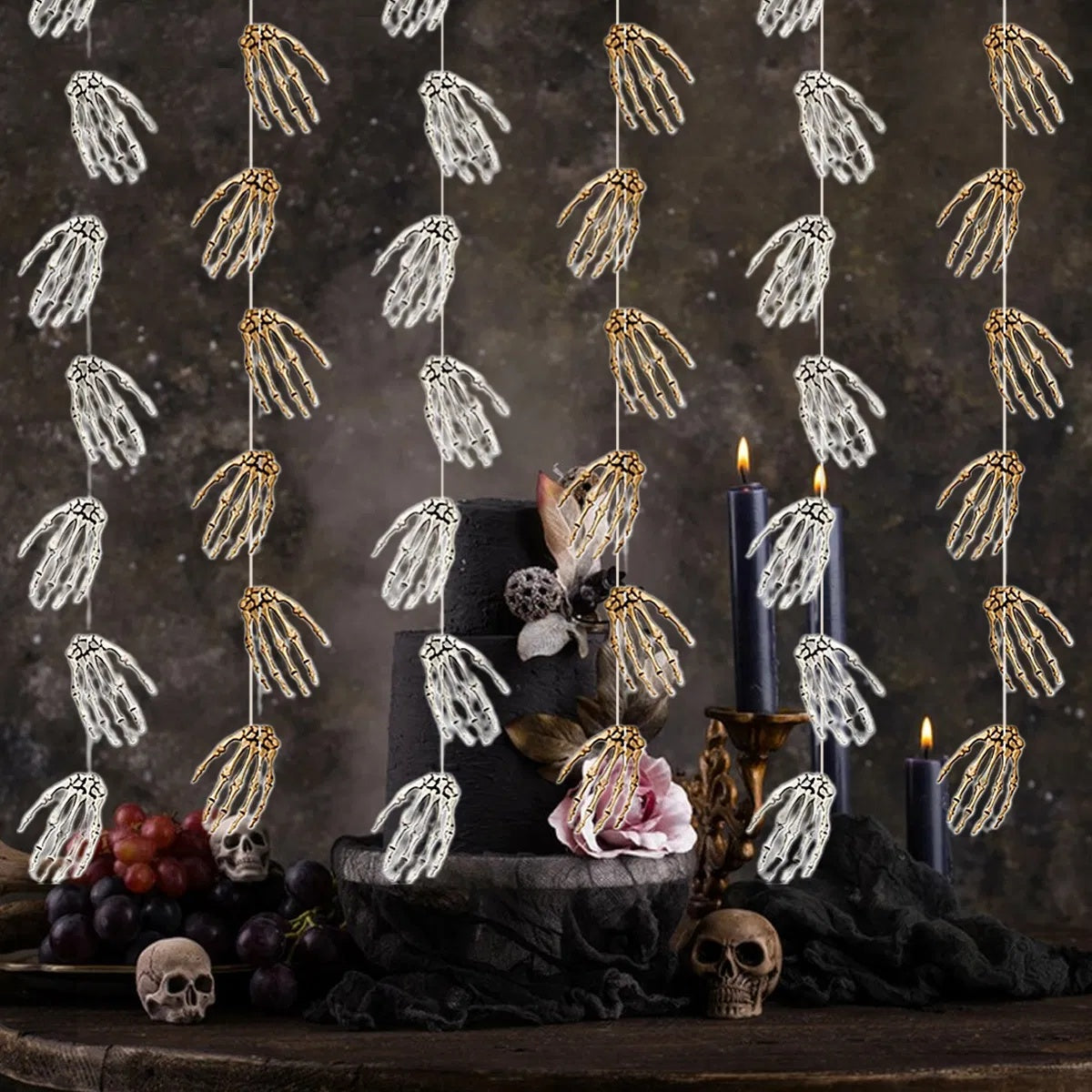 Spooky Halloween Hand Banner – 6PCS for Party & Haunted House