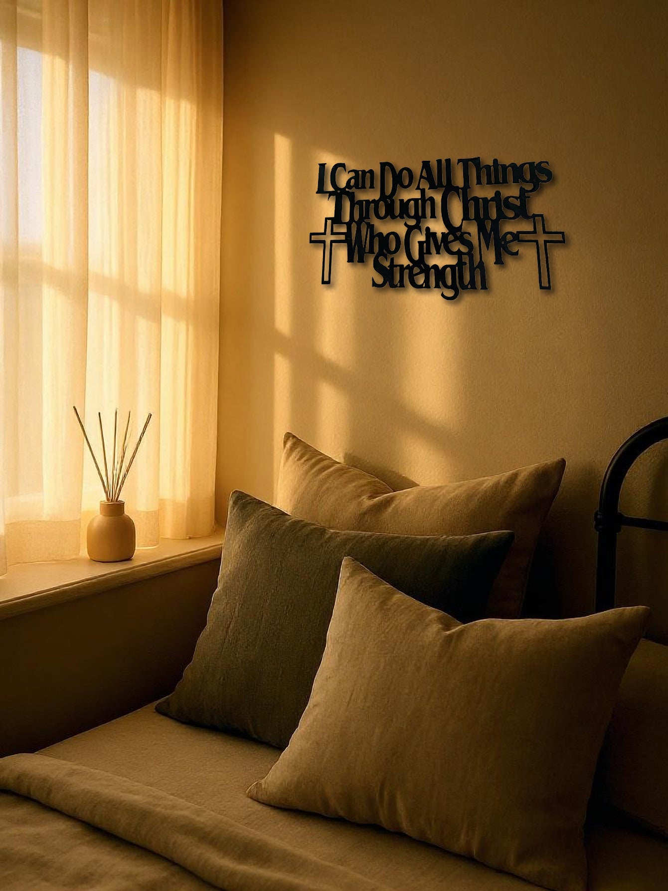 Rust-Resistant Halloween Wall Art – Fall Poetry Decoration