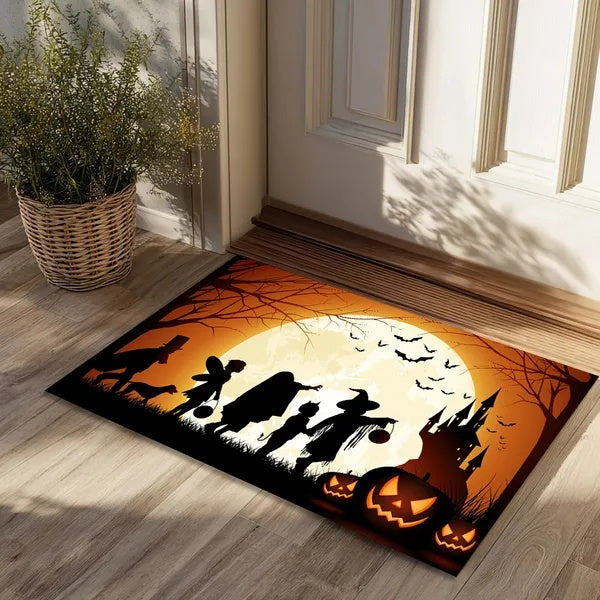 Halloween Doormat  – Non-Slip Absorbent Rug +4