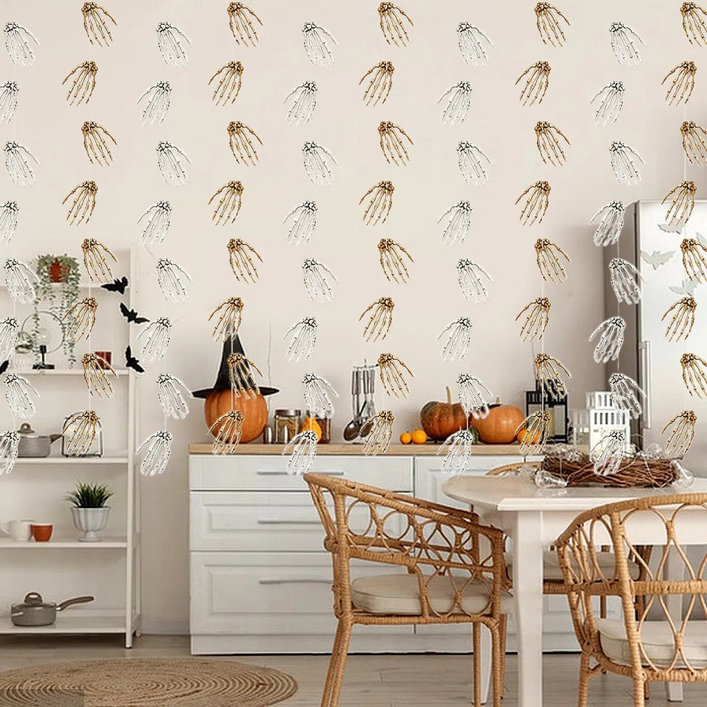 Spooky Halloween Hand Banner – 6PCS for Party & Haunted House